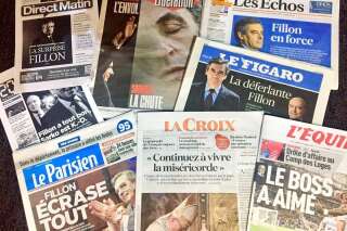 Résultat de la primaire de droite: La surprise François Fillon plutôt que l'échec de Nicolas Sarkozy à la une de la presse