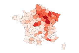 Coronavirus en France: trois cartes pour savoir les départements les plus touchés