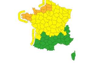 Météo France place 9 départements en vigilance orange aux vents violents