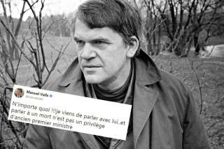 Milan Kundera annoncé mort par un faux compte Twitter, Valls s'emporte: 