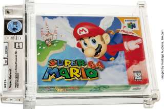 Une cartouche Super Mario 64 bat le record de jeu vidéo aux enchères