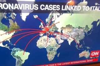 Coronavirus: cette carte de CNN a fâché tout rouge l'Italie