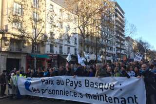 Des milliers de manifestants à Paris pour la libération des prisonniers basques