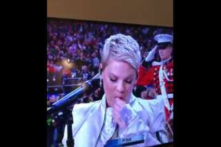 Super Bowl: Pink a chanté l'hymne américain malgré une grippe