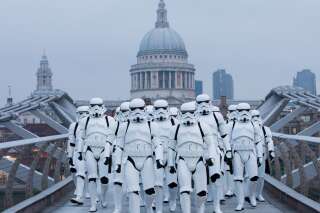Des stormtroopers ont envahi les rues et le métro de Londres