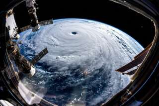 Au Japon, le typhon Trami de catégorie 5 vu depuis l'ISS