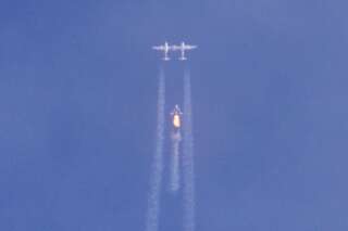 Une fusée de Virgin Galactic fait demi-tour lors d'un vol d'essai