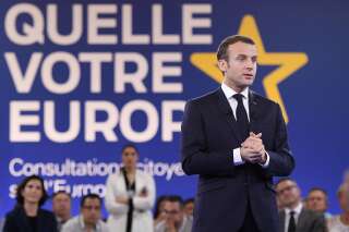 Macron en professeur d'Europe à Épinal