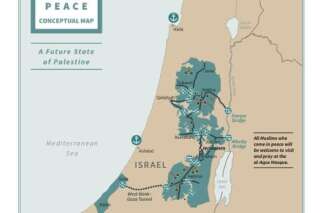 Avec le plan de paix de Trump, voici les deux États d'Israël et Palestine