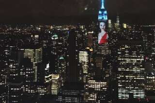 Le portrait de Kendall Jenner projeté sur l'Empire State Building