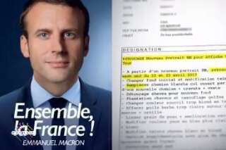 L'équipe de Macron a dépensé 5500 euros pour photoshoper son affiche du second tour
