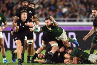 Coupe du monde de rugby: la Nouvelle-Zélande bat l'Afrique du Sud