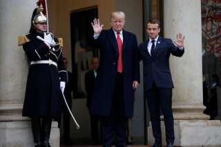 Emmanuel Macron et Donald Trump à l'Elysée pour une rencontre sous tension