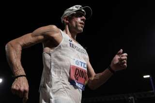 Yohann Diniz, favori des 50km aux Mondiaux de Doha, abandonne à cause de la chaleur