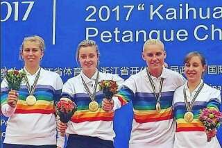 L'équipe de France féminine de pétanque sacrée championne du monde