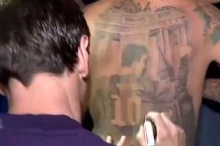 Lionel Messi a dédicacé un tatouage un peu particulier