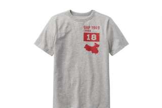 Gap s'excuse pour ce T-Shirt avec une carte de Chine sans Taïwan