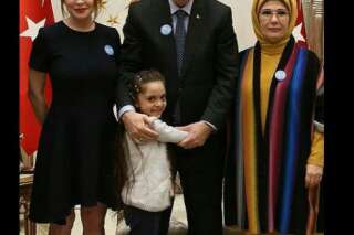 Lindsay Lohan rencontre Recep Tayyip Erdogan et la fillette syrienne Bana al-Abed