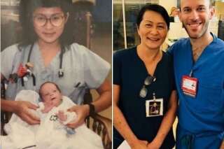 Une infirmière et le bébé prématuré dont elle s'était occupée se retrouvent 28 ans après