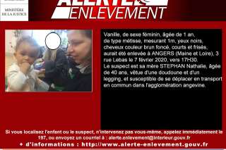 Disparition de Vanille: pourquoi l'alerte enlèvement a été déclenchée