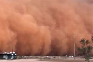 En Australie, une tempête de sable change la couleur du ciel