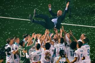 Les joueurs du Real Madrid rendent hommage à Zinédine Zidane