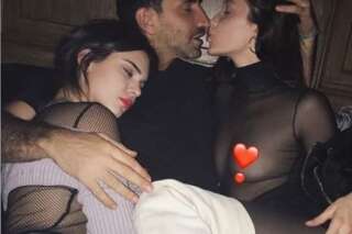 Mais qui est cet homme pris en sandwich entre Bella Hadid et Kendall Jenner à Paris?
