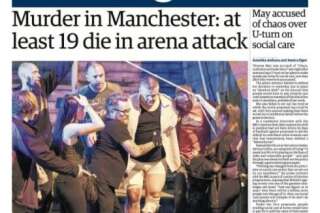 Les unes de la presse britannique après l'attentat de Manchester