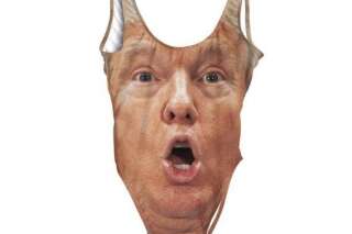 Impossible de passer inaperçue à la plage avec ce maillot de bain Donald Trump