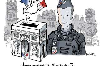 L'hommage touchant de Plantu à Xavier Jugele, le policier tué dans l'attentat des Champs-Élysées