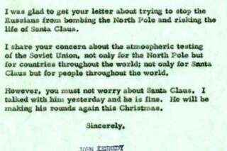 Croire au Père Noël : cette lettre de JFK enfonce Trump