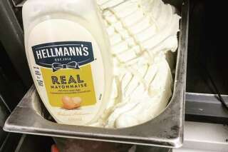Un glacier écossais a osé la glace à la mayonnaise
