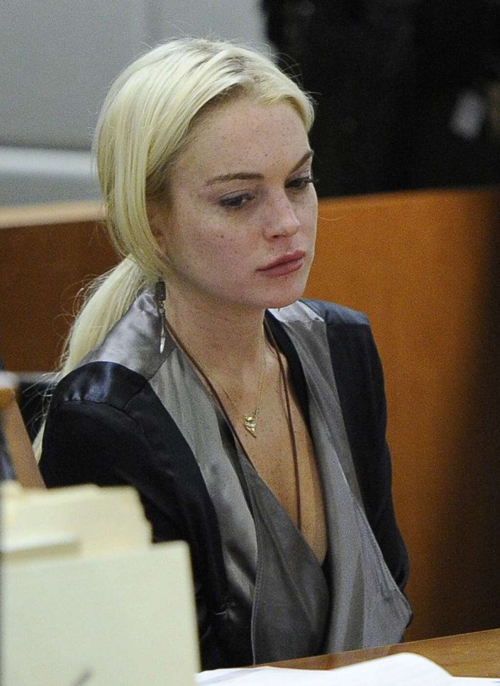 Lindsay Lohan fait un premier rapport sur ses 480 heures de TIG - Juillet 2011
