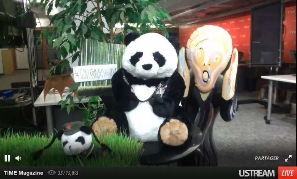 Une nouvelle "panda cam" - L'émoi des fans de pandas a donné des idées au site internet du Time. La rédaction a créé <a href="http://newsfeed.time.com/2013/10/01/the-government-shut-down-its-panda-cam-so-we-made-our-own/" target="_blank">sa propre "panda cam"</a>.