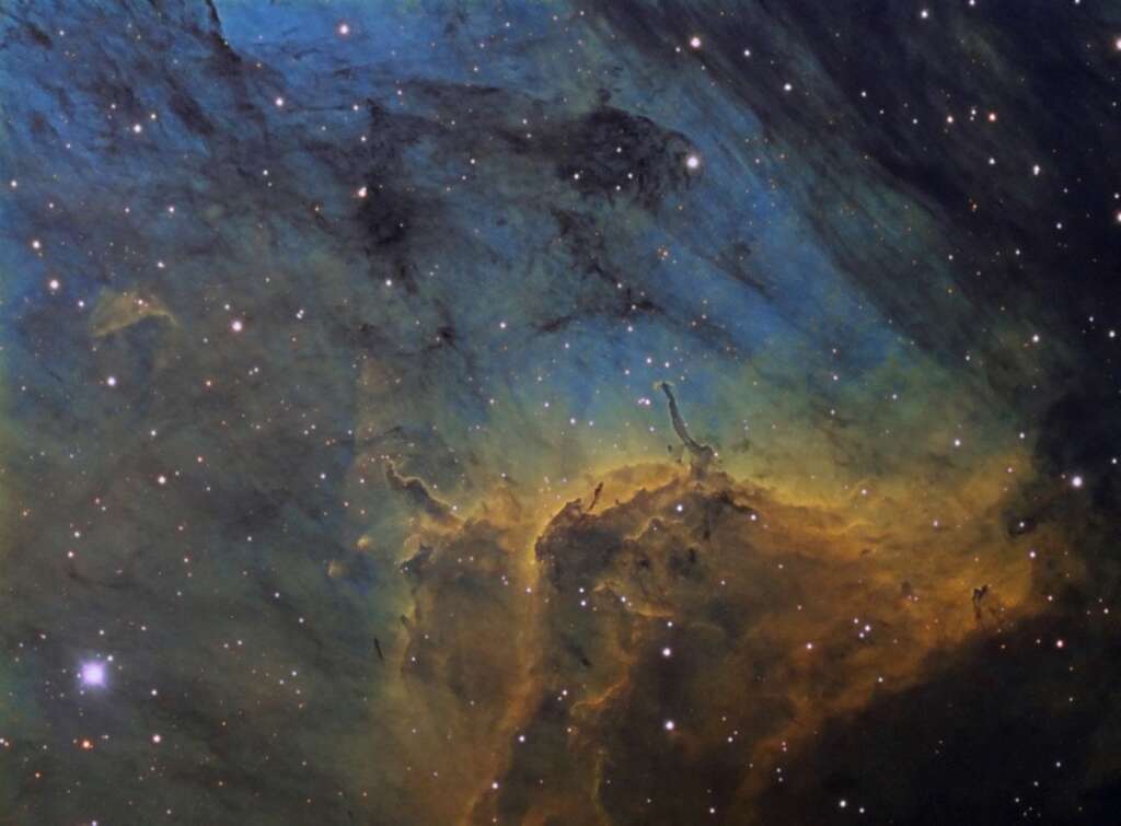 Herbig-Haro Objects in the Pelican Nebula -
