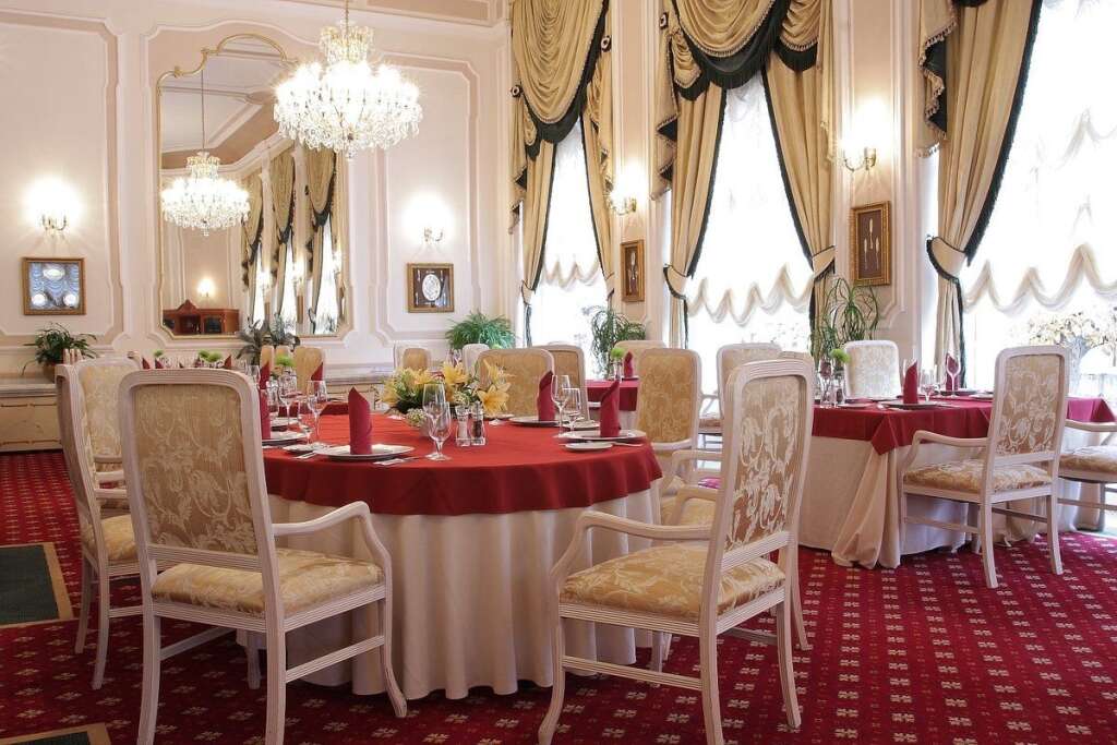 Le restaurant du Grand Hotel Pupp de Prague (République Tchèque) - Pour quelques scènes de <em>Casino Royale</em> (2006)