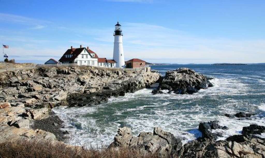 Etats-Unis - Le phare de Portland Head, en Nouvelle Angleterre