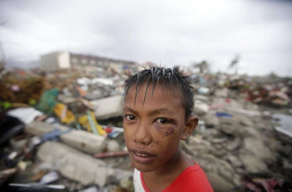À Tacloban - Le 10 novembre 2013.
