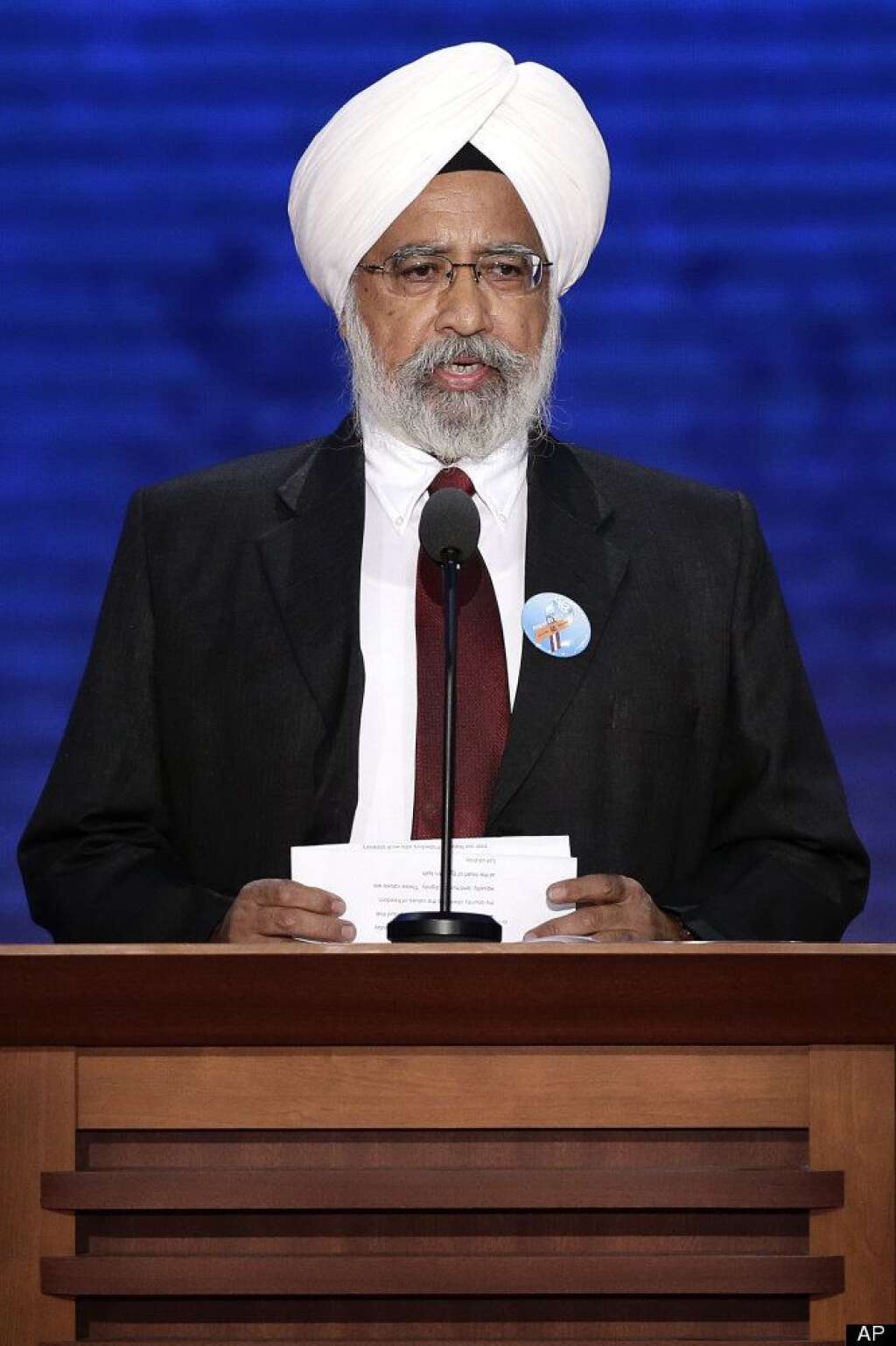 Ishwar Singh - Ishwar Singh delivers the invocation during the Republican National Convention in Tampa, Fla., on Wednesday, Aug. 29, 2012. (AP Photo/J. Scott Applewhite)
