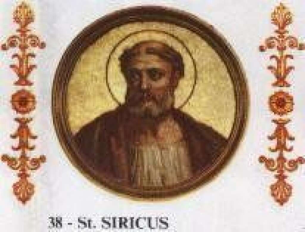 Sirice - Dec. 11, 384 – Nov. 26, 399