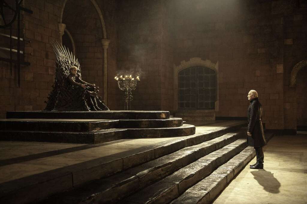 'Game Of Thrones' Season 3, Episode 7 - Jack Gleeson as Joffrey Baratheon, Charles Dance as Tywin Lannister