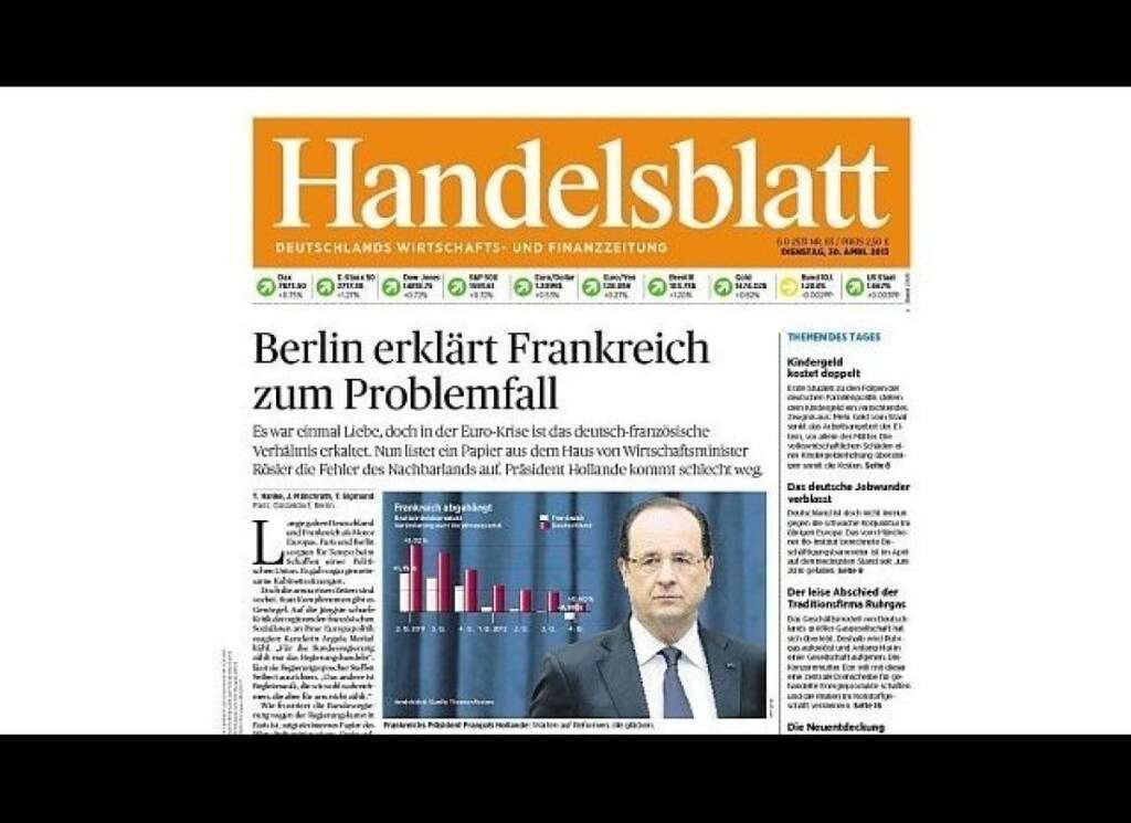 Handelsblatt (avril 2013) -