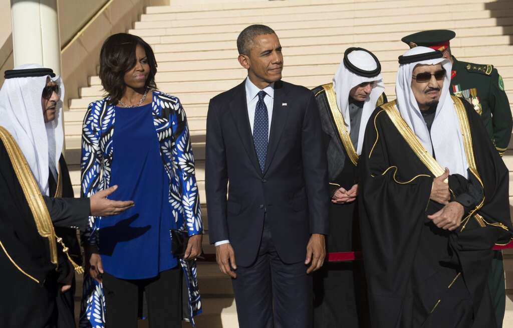 Michelle Obama en Arabie saoudite -