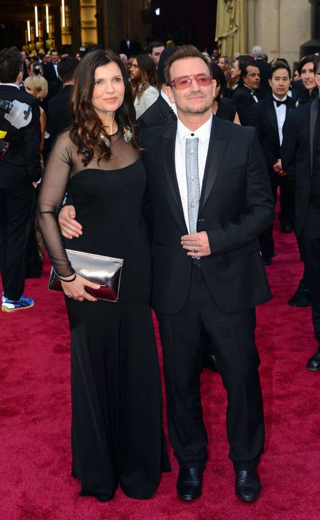 Bono et sa femme Ali Hewsonon -
