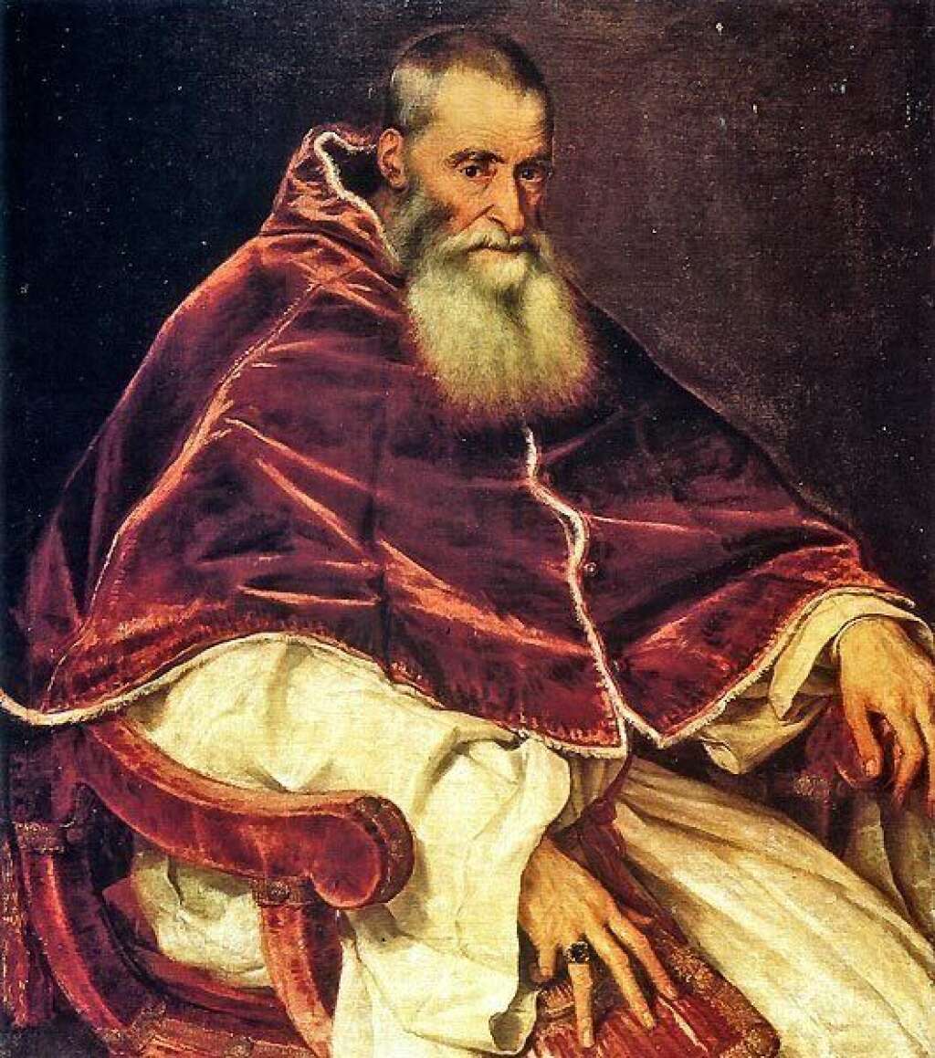 Paul III - Oct. 13, 1534 – Nov. 10, 1549