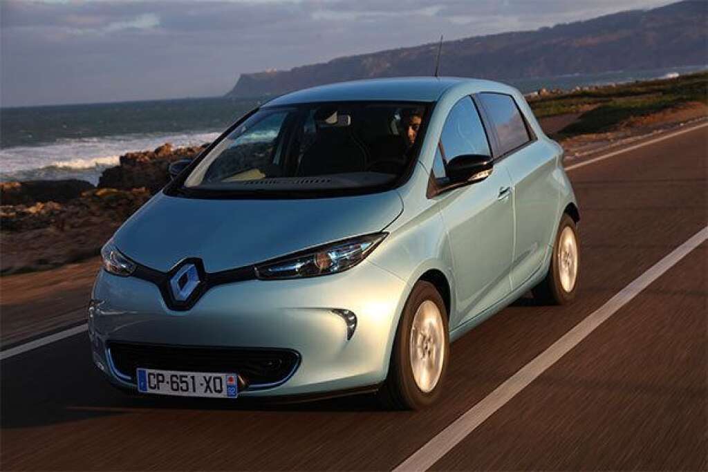 La Renault Zoé est un modèle de voiture électrique -