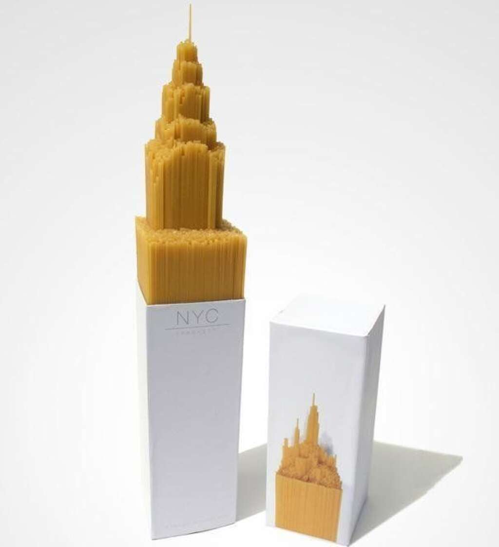 Les Spaghetti Nyc - C'est pour un projet universitaire qu'Alex Creamer a crée ce packaging très new-yorkais