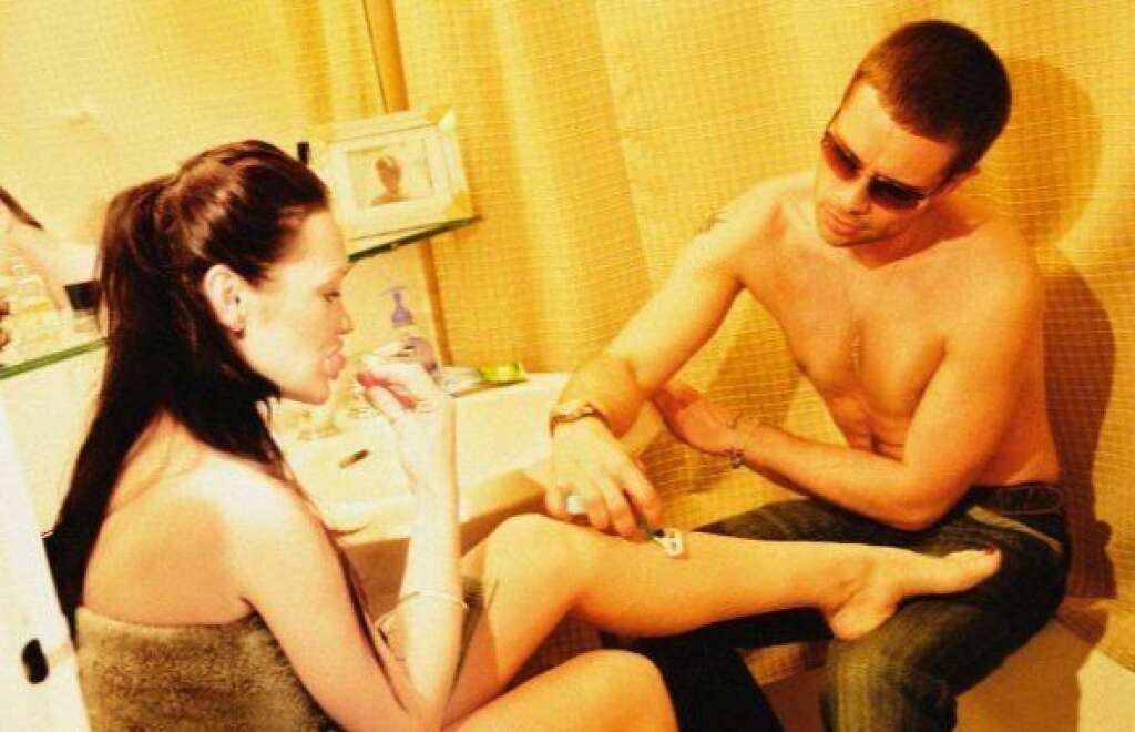 Brad Pitt et Angelina Jolie dans l'intimité -