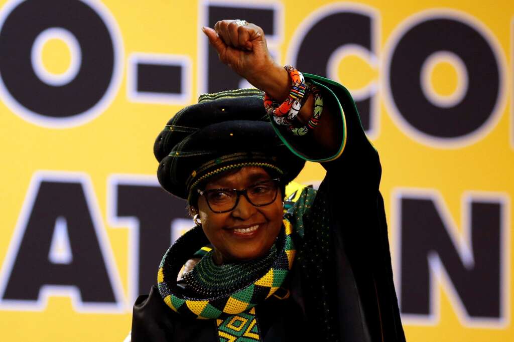 2 avril - Winnie Mandela - <p>L'une des plus grandes icônes de la lutte contre l'apartheid et <a href="https://www.huffingtonpost.fr/news/nelson-mandela/" target="_blank">ex-épouse de l'ancien président sud-africain Nelson Mandela</a>, est décédée à l'âge de 81 ans des suites "d'une longue maladie".</p>  <p><a href="https://www.huffingtonpost.fr/2018/04/02/winnie-mandela-lex-epouse-de-nelson-mandela-est-morte_a_23400913/"><strong>Cliquez ici pour lire notre article sur Winnie Mandela</strong></a></p>
