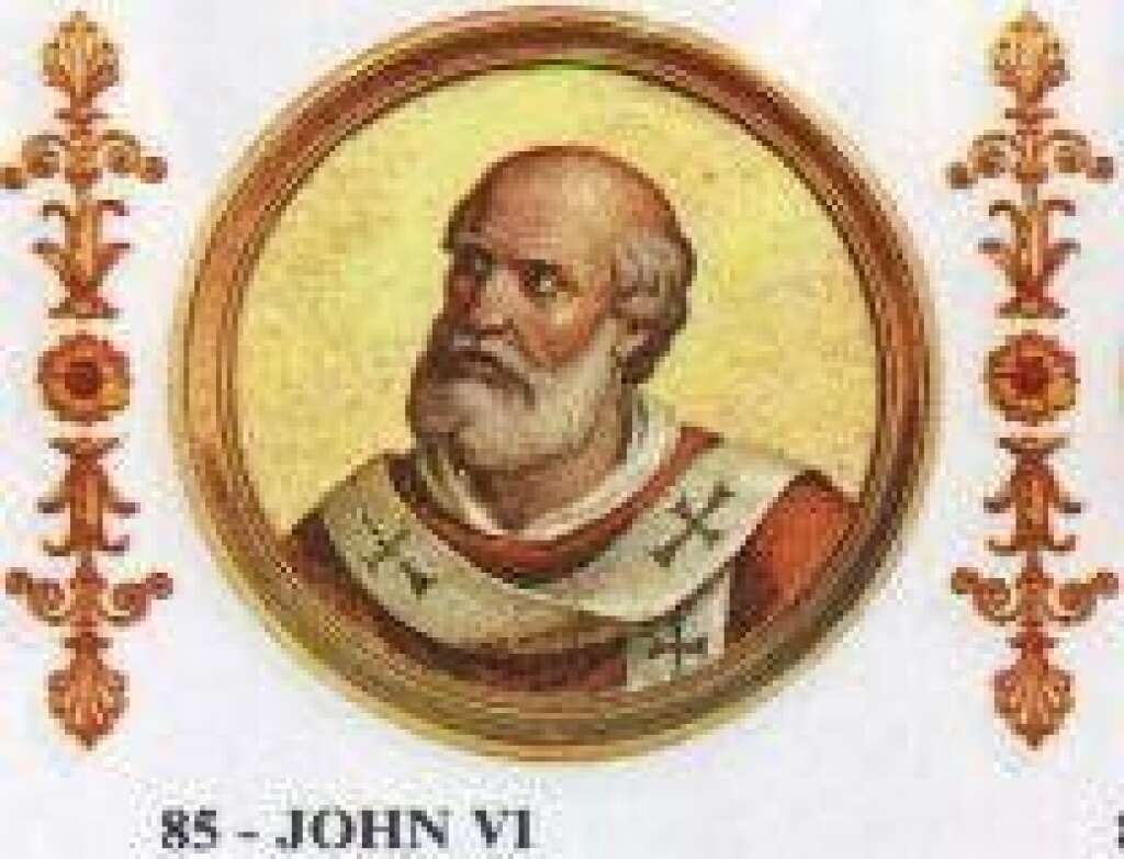 Jean VI - Oct. 30, 701 – Jan. 11, 705